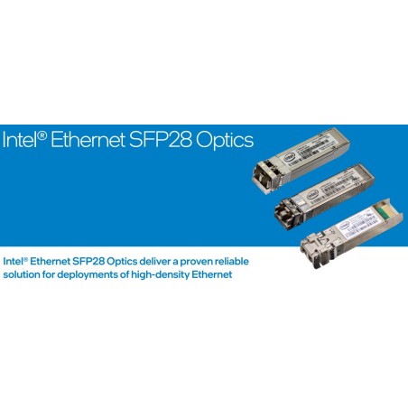 Intel® Ethernet SFP+ SR Optics, extended temp, single pack E25GSFP28LRX