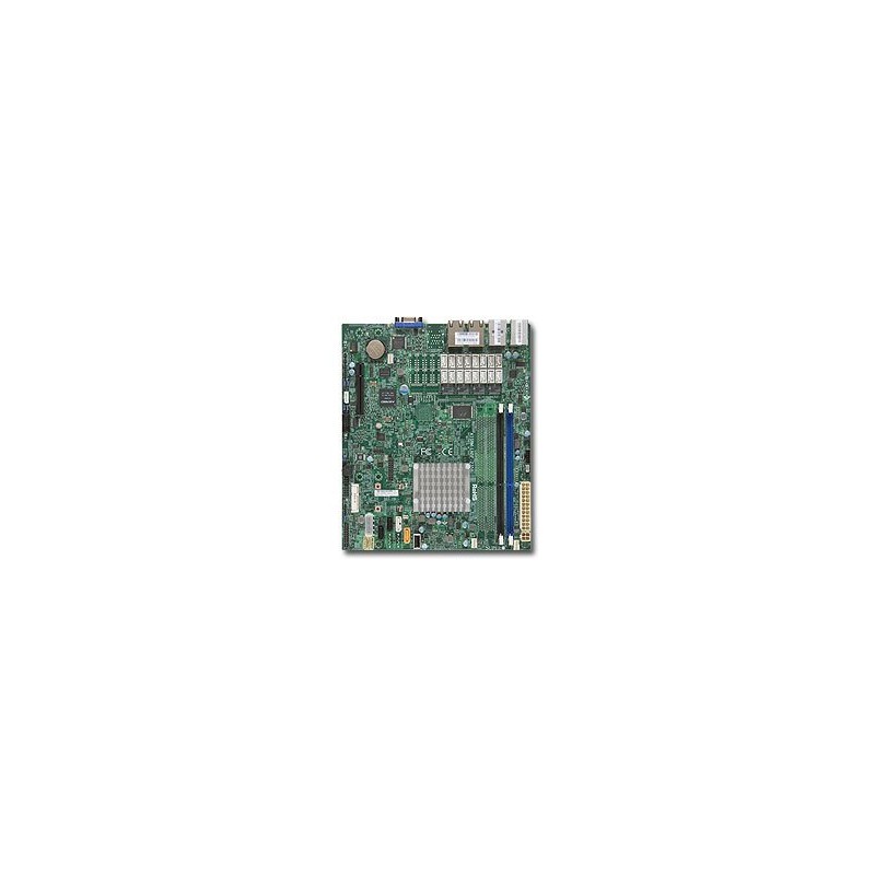 SUPERMICRO uATX MB Atom C2358 2-core (7W), 2x DDR3 ECC/nECC, 2xSATA3, 2xSATA2, 1x PCI-E x4(in x8), 5xLAN, IPMI