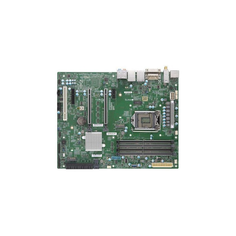 SUPERMICRO MB 1xLGA1151 (Xeon E-2xx,core), C246,4xDDR4,8xSATA3,2xM.2,4xPCIe3.0 (x16/8/4/1),HDMI,DP,DVI,Audio,2x LAN,WIFI