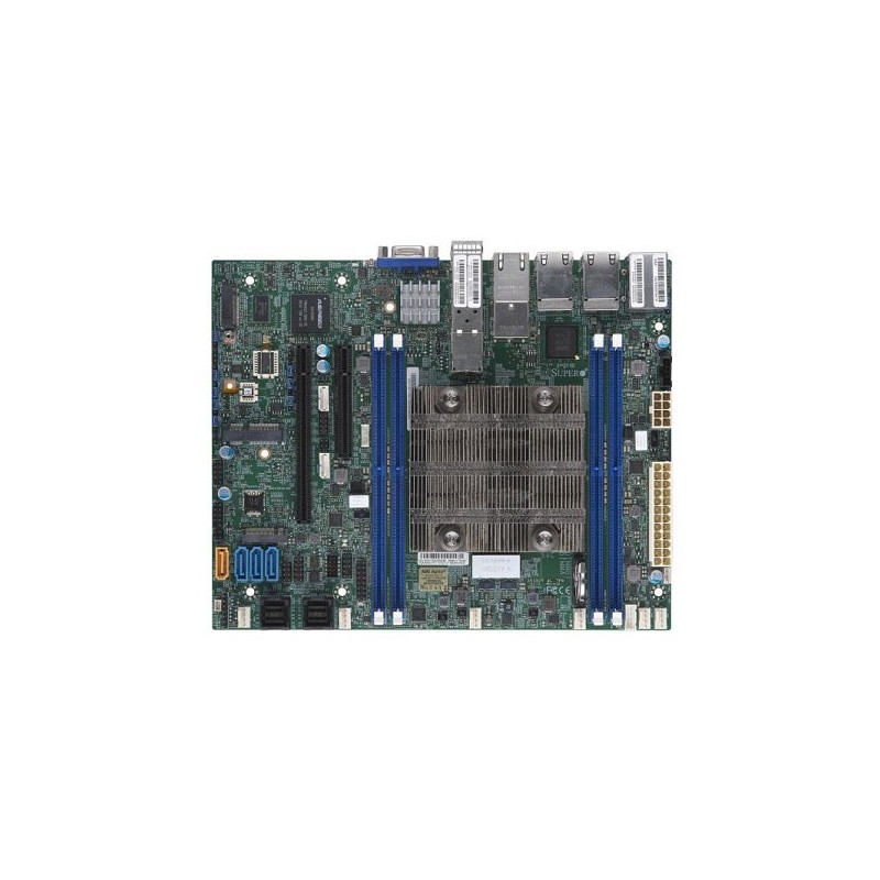 SUPERMICRO FlexATX MB Xeon D-2146NT(8C/16T),4xDDR4 RDIMM,4xSATA,2xU.2,2x PCIe 3.0 x8,x16, M.2, 8xLAN(6xRJ45,2xSFP+),IPMI