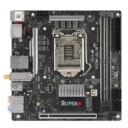 SUPERMICRO MB 1xLGA1151 8/9g 120W, Z390, 2x DDR4,4xSATA3, PCIe 3.0 x16, M.2, LAN+WiFi, DP+HDMI, Audio, mini-ITX