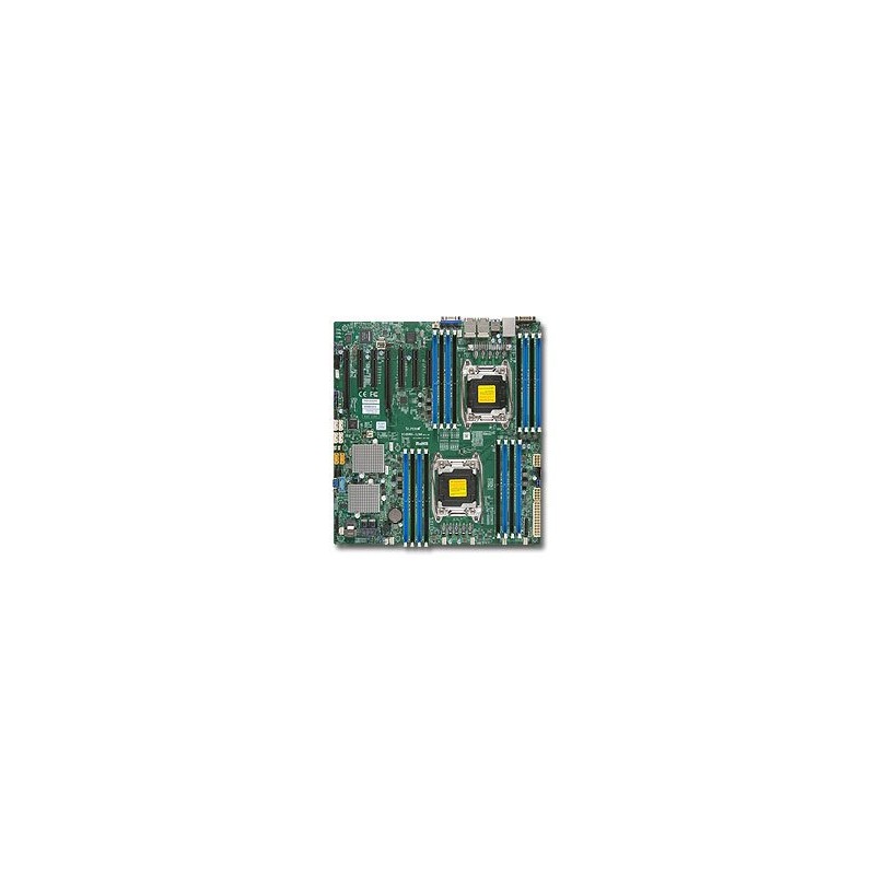 SUPERMICRO MB 2xLGA2011-3, iC612 16x DDR4 ECC R,10xSATA3 (PCI-E 3.0/2,4,1(x16,x8,x4),4x 1GbE LAN,IPMI