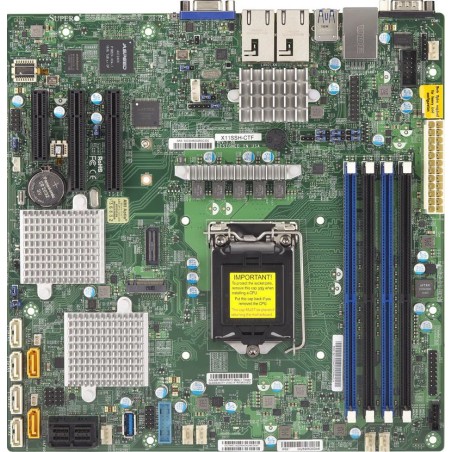 SUPERMICRO MB 1xLGA1151, iC236,DDR4,8xSATA3+8xSAS3 (LSI3008),PCIe 3.0 (2 x4 (in x8),1 x4)),1x M.2 NGFF,,2x10Gb,IPMI