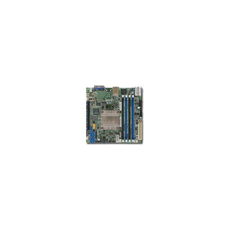 SUPERMICRO ITX MB Xeon D-1540 (8-core), 4x DDR4 ECC DIMM,6xSATA1x PCI-E 3.0 x16, 2xLAN,IPMI