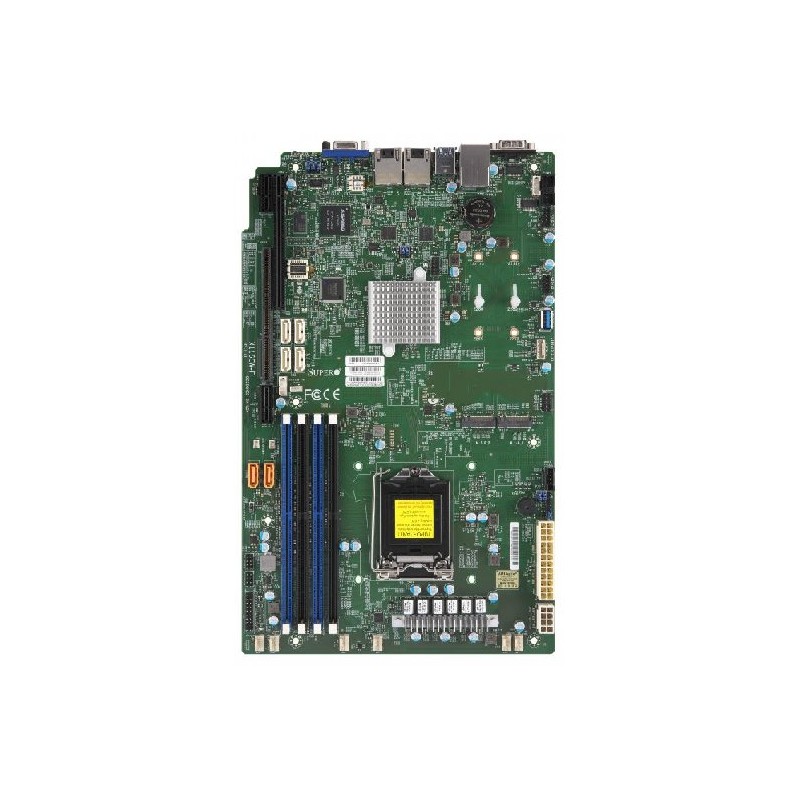 SUPERMICRO MB 1xLGA1151 (Xeon E3-21xx,i3), C246, 4xDDR4, 6xSATA3, 2xM.2, 2xPCIe3.0 (x16/x4), VGA, 2x LAN,IPMI MBDX11SCWFB