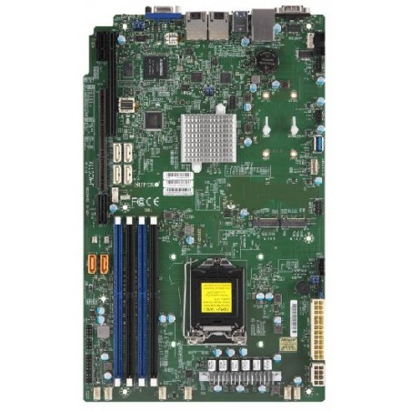 SUPERMICRO MB 1xLGA1151 (Xeon E3-21xx,i3), C246, 4xDDR4, 6xSATA3, 2xM.2, 2xPCIe3.0 (x16/x4), VGA, 2x LAN,IPMI MBDX11SCWFB