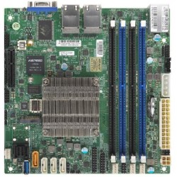 SUPERMICRO mini-ITX MB Atom C3558 (4-core), 4x DDR4 ECC DIMM, 8xSATA, 1x PCI-E 3.0 x4, 4x 1GbE LAN, IPMI