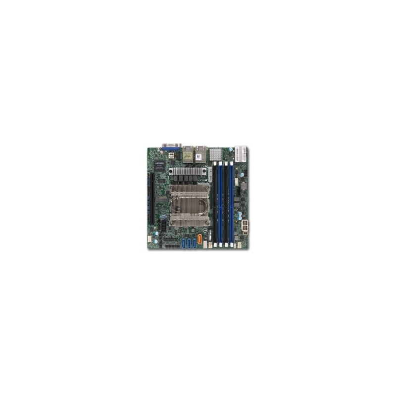 SUPERMICRO MB 1x Epyc 3201 SoC (8C/8T), 4x DDR4, 4xSATA3, 1xM.2 (2280), PCIe 3.0 x16, IPMI, 4x LAN (i350-AM4)
