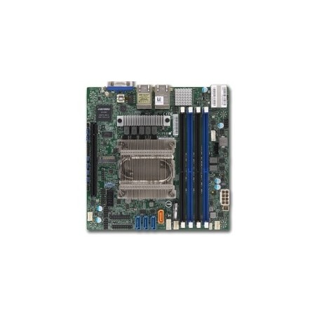 SUPERMICRO MB 1x Epyc 3201 SoC (8C/8T), 4x DDR4, 4xSATA3, 1xM.2 (2280), PCIe 3.0 x16, IPMI, 4x LAN (i350-AM4)