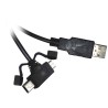 PremiumCord Kabel micro USB+mini USB 5pin, 1.8m