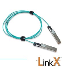 Nvidia Mellanox® active fiber cable, IB HDR, up to 200Gb/s, QSFP56, LSZH, black pulltab, 30m
