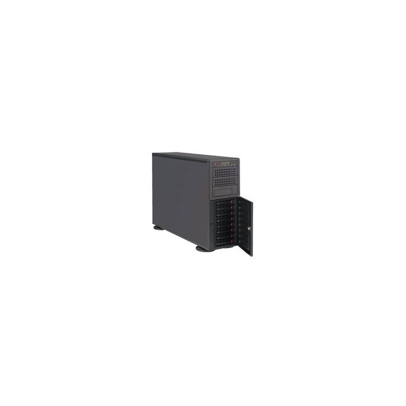 SUPERMICRO Tower/4U WS 2x LGA4189, iC621A, 16x DDR4, 8x HS (3,5"), 2x1200W (titanium), 2x10GbE, IPMI