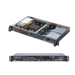 SUPERMICRO 1U server D-2146NT(8c/16t), 2x SO-DIMM ECC, 1x3.5 /4x2.5(opt) SATA3, 4x1GbT,2x10GbT,2x10GbSFP,200W, IPMI