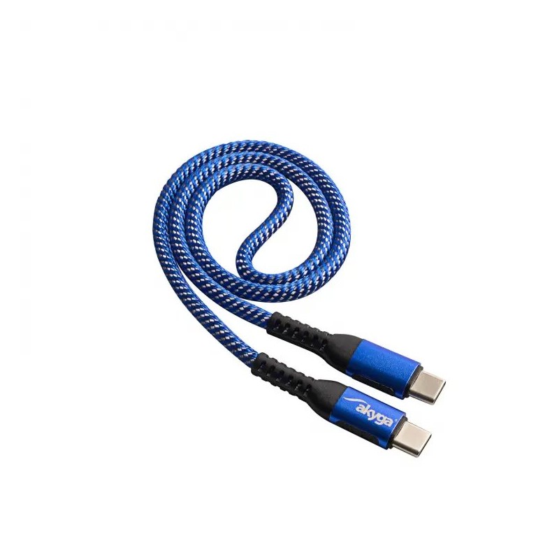 Akyga kabel USB 2.0 type C 0.5m 100W