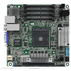 ASRock Rack X570D4I-2T AM4, 4xDDR4 ECC SODIMM, 8x SATA, 1x M.2(2280), 1x PCIe, 2x 10Gb LAN, IPMI, ITX