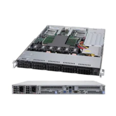 SUPERMICRO 1U server 1x 7313P CPU, 8x 64GB DDR4, 2x SSD 2.5" NVMe PCIe4 1.9TB, AIOM Dual-Port 1GbE RJ45,bas… SYSAS1114CSTNROTO37