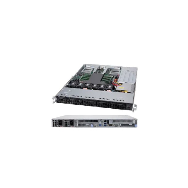 SUPERMICRO 1U server 1x 7313P CPU, 8x 64GB DDR4, 2x SSD 2.5" NVMe PCIe4 1.9TB, AIOM Dual-Port 1GbE RJ45,based… AS1114CSTNROTO37