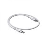 Akyga kabel USB 2.0 type C 60W, 50cm bílá