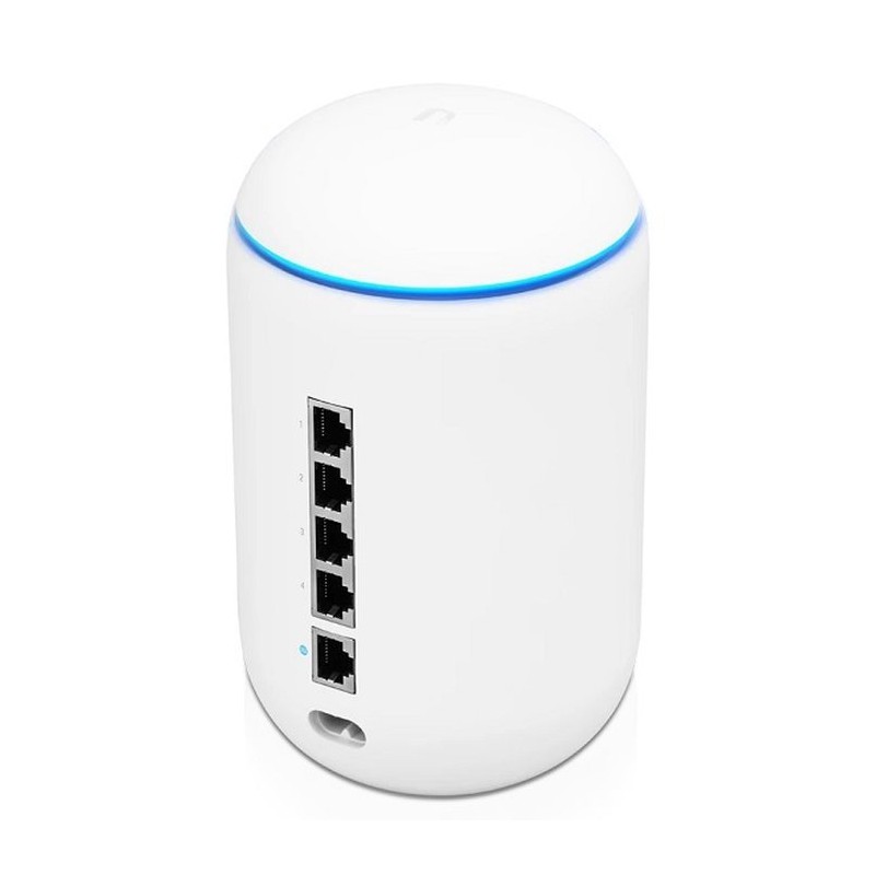 Ubiquiti WiFi router s bránou UniFi UDM Dream Machine, 4-Port Gigabit LAN, 2.4 GHz + 5GHz, 3/4.5 dBi