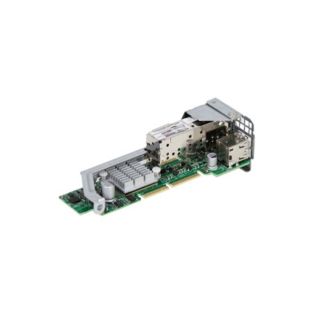 SUPERMICRO MicroLP 10 GbE LAN card, Port: 2x SFP+ and 2x USB 2.0 ports,micro LP -PCI-E 2.0