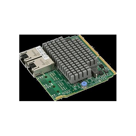 Supermicro 2-port 10 Gigabit Ethernet Adapter with an internal bracket for 1U chassis (Twin Servers)