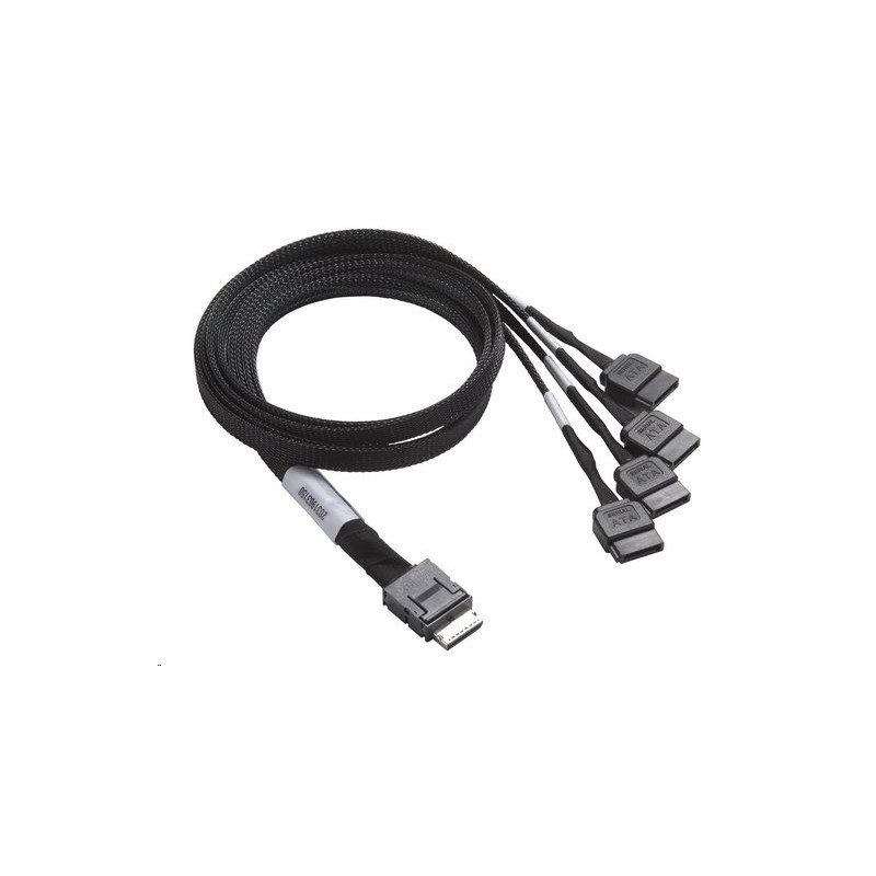 Supermicro 50cm OCuLink to 4 SATA Cable
