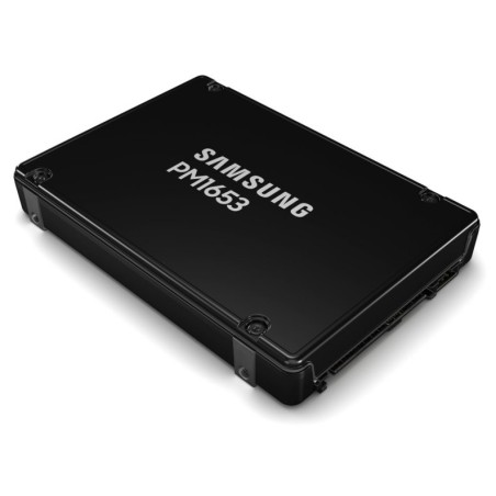 Samsung PM1653 1.92TB Enterprise SSD, 2.5” 7mm, SAS 24Gb/s, Read/Write: 4300 / 3800 MB/s, Random Read/Write IOPS 800K/13