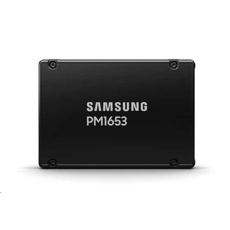 Samsung PM1653 3.84TB Enterprise SSD, 2.5”, SAS 24Gb/s, Read/Write: 4300 / 3800 MB/s, Random Read/Write IOPS 800K/135K