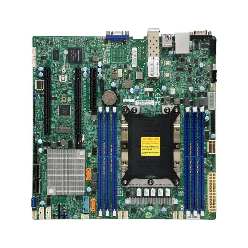 SUPERMICRO MB 1xLGA3647, iC622, 6x DDR4 ECC, 12xSATA3, 1xM.2, PCI-E 3.0/2,1(x16,x8),2x 10Gb SFP+,IPMI MBDX11SPMTPFO