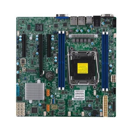 SUPERMICRO MB 1xLGA2066, iC422,4x DDR4 ECC,8xSATA3, 1x M.2, PCI-E 3,0 1,2 (x16,x8), 2x LAN,IPMI, bulk