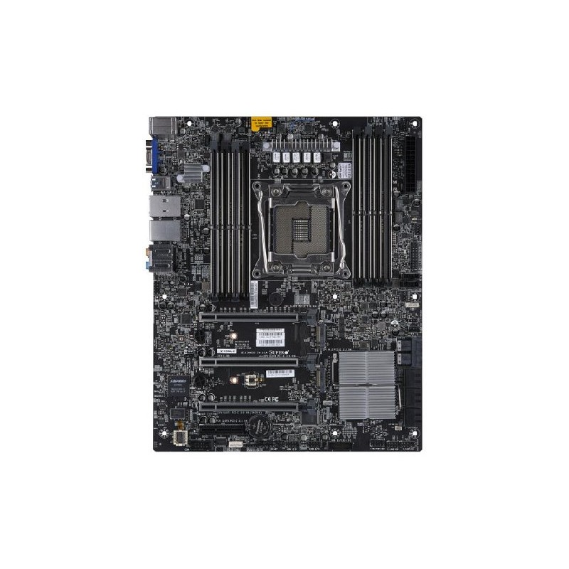 SUPERMICRO MB 1xLGA2066, iC422,8x DDR4 ECC,6xSATA3, 2x U.2, 2x M.2, PCI-E 3.0 3,1 (x16,x4), 2x LAN,IPMI MBDX11SRAFO
