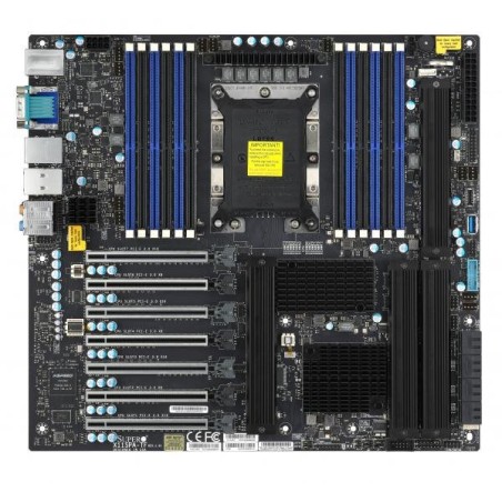 SUPERMICRO WS MB 1xLGA3647, iC621, 12x DDR4 ECC, 8xSATA3, 4xM.2, PCI-E 3.0/4,3(x16,x8),2x 10Gb LAN,IPMI MBDX11SPATFO