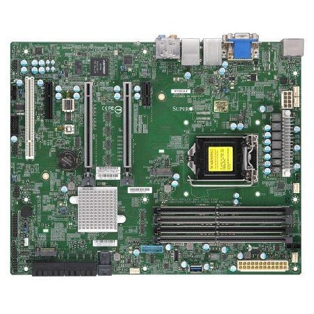 SUPERMICRO MB 1xLGA1151 (Xeon E-2xx,core), C246,4xDDR4,8xSATA3,2xM.2,4xPCIe3.0 (x16/8/4/1),HDMI,DP,DVI,Audio,2x LAN… MBDX11SCAFO