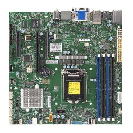 SUPERMICRO MB 1xLGA1151 (Xeon E3-21xx,i3), C246,4xDDR4,5xSATA3,M.2,3xPCIe3.0 (x16/2 x4),2xDP,DVI,VGA,Audio,2x LAN,IPMI