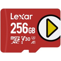 Lexar paměťová karta 256GB PLAY microSDXC™ UHS-I cards, čtení/zápis 205/140 MBs