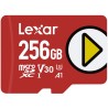 Lexar paměťová karta 256GB PLAY microSDXC™ UHS-I cards, čtení/zápis 205/140 MBs