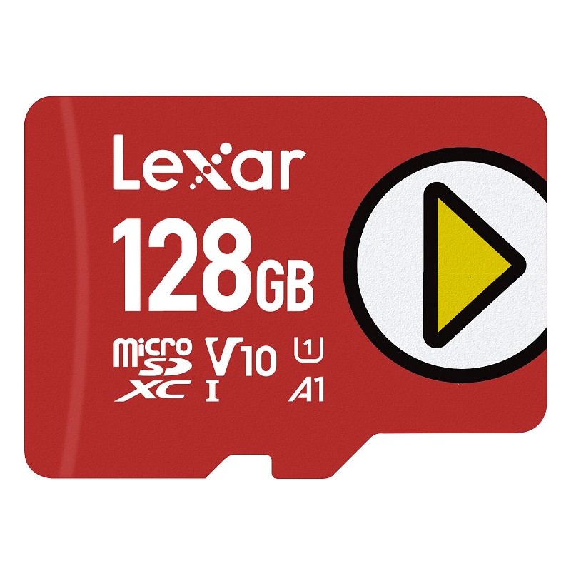 Lexar paměťová karta 128GB PLAY microSDXC™ UHS-I cards, čtení/zápis 205/140 MBs