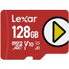 Lexar paměťová karta 128GB PLAY microSDXC™ UHS-I cards, čtení/zápis 205/140 MBs