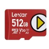 Lexar paměťová karta 512GB PLAY microSDXC™ UHS-I cards, čtení/zápis 205/140 MBs