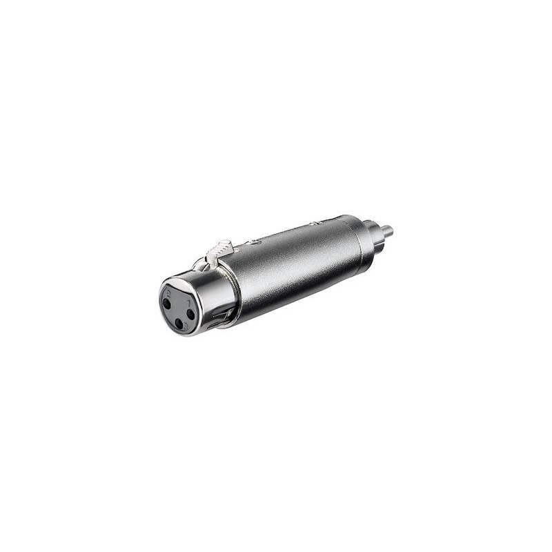 PremiumCord XLR mikrofonní redukce, XLR female - Cinch male