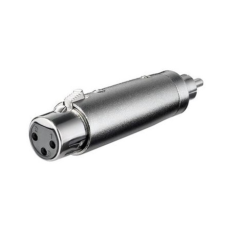 PremiumCord XLR mikrofonní redukce, XLR female - Cinch male