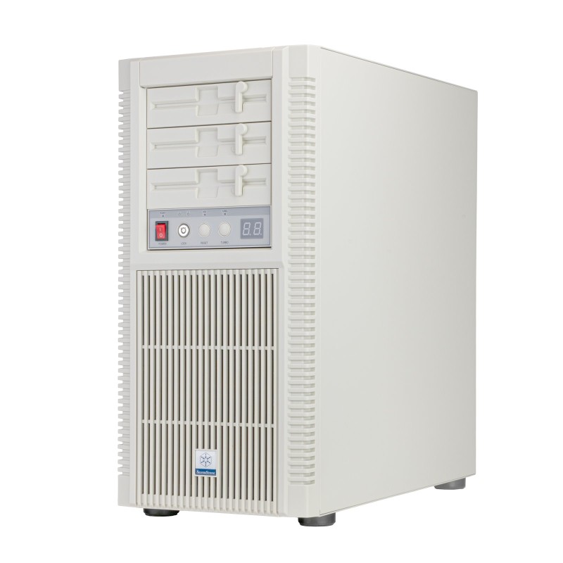 SilverStone Retro FLP02 bílá, Tower case, ATX