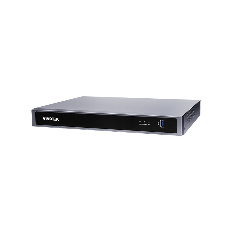 VIVOTEK NVR 8 PoE (max.120W) kanálů, propustnost IN/OUT max. 192Mbps/224Mbps, 2x HDD, H.265, RAID 0,1, desktopové proved