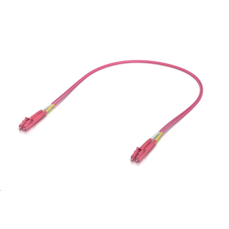 Ubiquiti OM4 Duplex LC UPC Fiber Patch Cable, 100G, 0,5m - 50ks