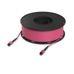 Ubiquiti OM4 MPO-12 UPC Fiber Patch Cable, 100G, 100m