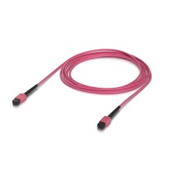 Ubiquiti OM4 MPO-12 UPC Fiber Patch Cable, 100G, 15m