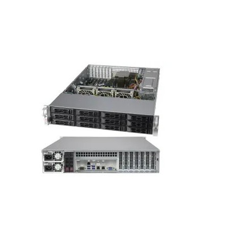 Supermicro AS-2014S-TR, Rome 7352 CPU, 4x 64GB DDR4-3200, 2x SSD M.2 NVMe PCIe4 960GB, AOC-S3916L-H16IR-32DD-O, 4x HDD,