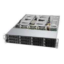 SUPERMICRO AS-2014CS-TR-EU, Milan 7443 CPU, 4x 64GB DDR4-3200, AOC-S3916L-H16IR-32DD-O, 5x HDD, 3.5"",SAS, 20TB,7.2K ,F