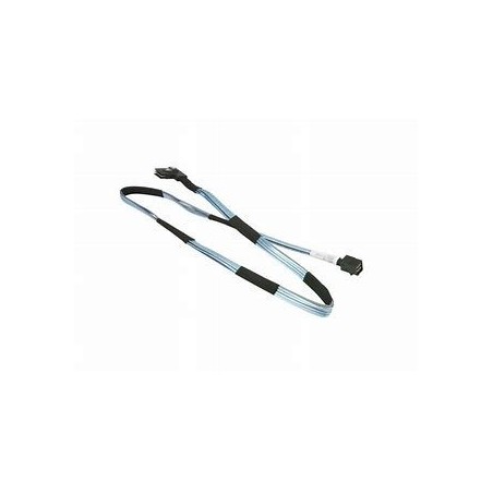 SUPERMICRO int. straight MiniSAS HD SFF-8643 to Right Angle MiniSAS SFF-8087 85cm Cable