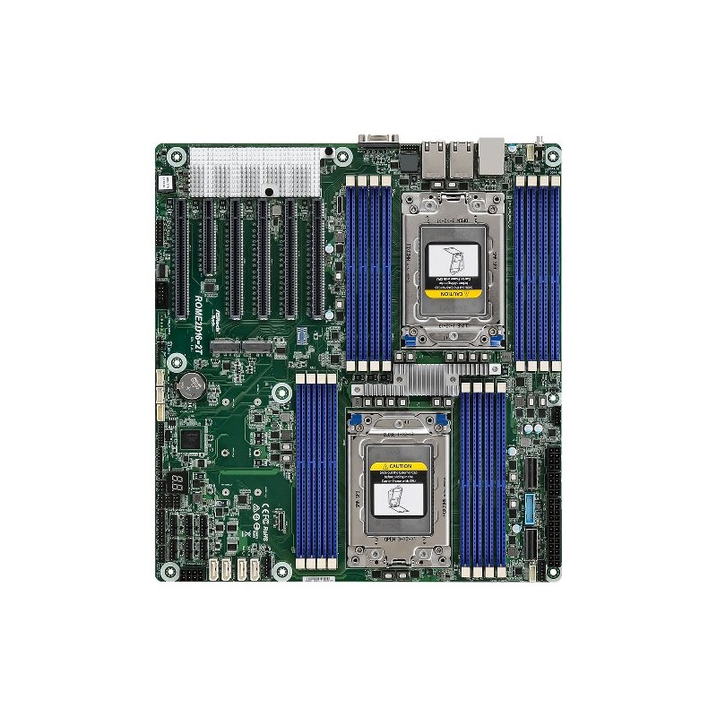 ASRock Rack ROME2D16-2T 2x SP3, 16xDDR4 ECCreg, 8-16x SATA, 2x M.2(22110), 6x PCIe4 , 2x 10Gb LAN, IPMI